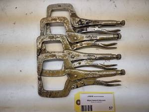 (4) Vice Grips 11R Clamps...