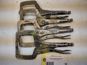 (4) Vice Grips 11R Clamps...