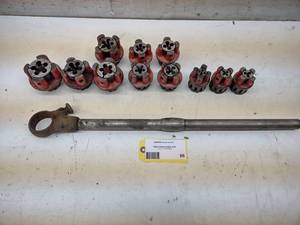 (11) Ridgid Thread Dies & Handle, 1...