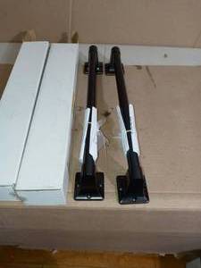 lot 20 image: 16 in. x 78 in. Exposed Screw Assist Bar in Bronze by Glacier Bay- open box not used - set of 2