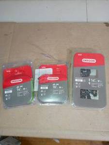 lot 55 image: 14 in. Chainsaw Chain by Oregon- set of 3