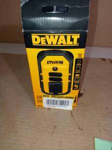 lot 59 image: 140-Watt Power Inverter with Dual USB Ports by Dewalt - open box