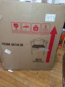 lot 65 image: White matte chair