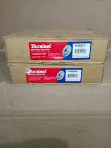 lot 100 image: Duralast Brake Rotor 55066DL - set of 2 not used