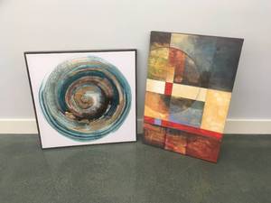 Two Pieces of Wall Art