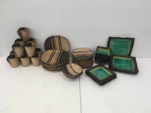 Two Dinnerware Sets