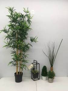 Five Fake Plants