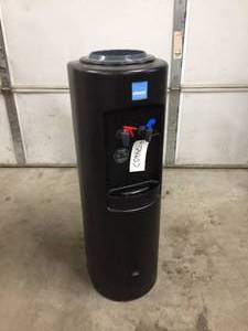 lot 30 image: MSRP $260&nbspClover B7A-Black Hot and Cold Water Dispenser in Black - Excellent Working Condition