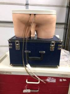 lot 38 image: MSRP $1000 Nasco LifeForm Adult Male Catheterization Simulator LF00855U - Great Condition