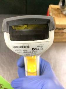 lot 44 image: SYMBOL BARCODE SCANNER MODEL LS4006I-I100 N410