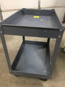 lot 52 image: Metal 2 Tier Cart -&nbspDimensions Approx. - 32x28x20