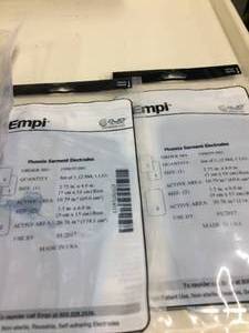 lot 70 image: NEW In Packages Empi Phoenix Garment Electrodes & Phoenix Thigh Garments