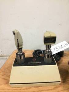 lot 72 image: Welch Allyn 71110 Doctors Light Up Ears Nose Throat Wireless Ophthalmoscope & Otoscope Diagnostic Desktop Set wCharger Many Other Uses..Gemstone Or Miniatures Nice & Works