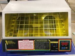 lot 77 image: MSRP $2000 UVB Lamp Phototherapy Psoriasis Vitiligo Eczema Dermatitis National Biological Corp #UAB-148 HandFoot II Phototherapy System EXCELLENT CONDITION Needs New Bulbs & Key