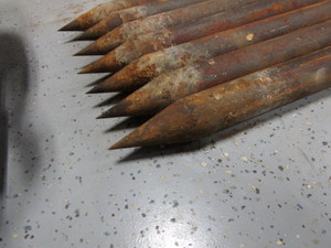 (7) Bobcat Heavy Duty Brush Bucket Teeth 32
