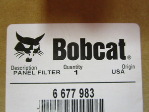 Bobcat PanelCabin Filter 677983
