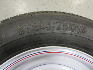 (New) Trailer Wheel & Tire 20575 D15   4 12 BC