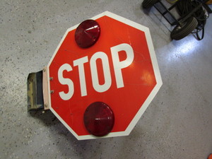 Electric Actuated School Bus Stop Sign