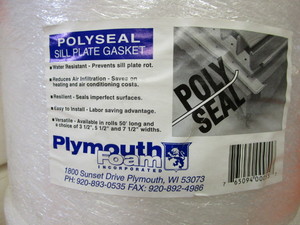(4) 50 Rolls 5 12 Sill Plate Gasket