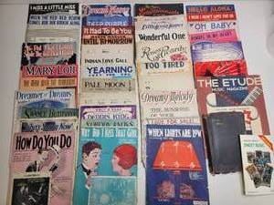 35 Vintage Sheet Music