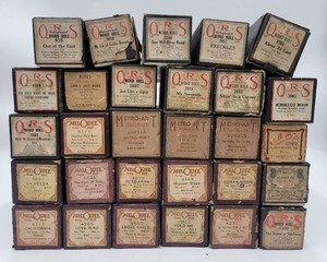 29 Rare Antique Early 1900s QRS, Metro-Art, and Melodee Autograph Word Rolls For Play Piano-While We Dream of Minnihahas Love, Cuban Moon nd more