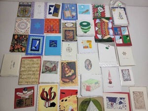 244 Assorted Holiday Greeting Cards-37 Different Styles-Seasons Greetings, Christmas, Jewish New YearBrand NEW