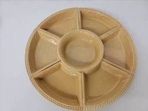 7 piece round Multi-Sectioned Serving Platter