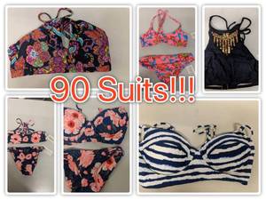 90 Assorted Womens Bathing Suits NEW With Tags