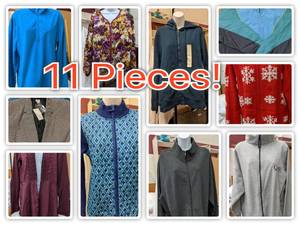 11 Assorted  Mens & Womens Jackets & Sweaters ALL NEW