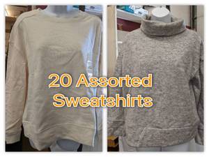 20 Womens Sweatshirts New With Tags Medium & Smalls