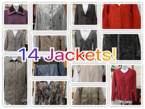15 Assorted Mens & Womens Jackets & Sweaters NEW