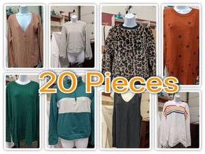 20 Assorted Womens Sweaters and SweatshirtsNEW With TagsXS-4XL
