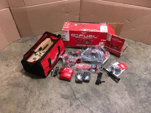 lot 3 image: Milwaukee M18 FUEL 4PC Combo Kit 2998-24 Milwaukee open box not used see pictures