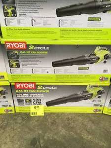 lot 33 image: Pallet with assorted 2 Cycle Gas Blowers see pictures