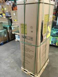 lot 36 image: Husky Heavy Duty Welded 92 in. W x 81 in. H x 24 in. D Steel Garage Cabinet Set in Black (4-Piece) see pictures