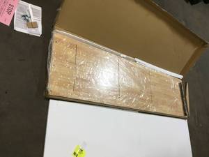 lot 39 image: Husky  Heavy Duty 7 ft. Wood Work Surface not used