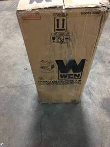 lot 43 image: Wen 10 Gal. Oil-Free Vertical Electric Air Compressor not used