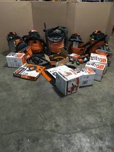 lot 5 image: Pallet with assorted Ridgid Tools and accessories review pictures