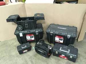 lot 8 image: Lot of assorted Husky Tool boxes various models and conditions see pictures