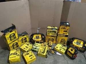 lot 11 image: Pallet with assorted Dewalt Tools various models and conditions customer returns see pictures