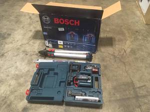 lot 34 image: Bosch 800 ft. Self Leveling Rotary Laser Level Kit with Carrying Case see pictures open box