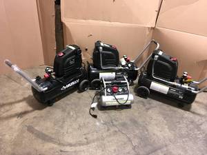 lot 40 image: Lot of assorted Husky Compressors see pictures various conditions