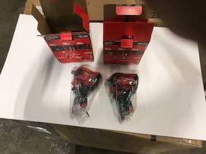 lot 41 image: Lot of 2 M12 FUEL 12-Volt Lithium-Ion Brushless Cordless Stubby 38 in. Impact Wrench (Tool-Only) not used