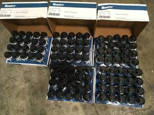 lot 44 image: Lot of 100 units of Hunter  PGP Gear-Drive Rotor Sprinkler with 3-Gallon Per Minute Nozzle not used see pictures