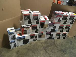 lot 50 image: Palllet with Pumps and Sub Pums various models and conditions see pictures