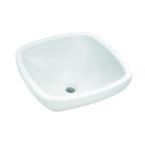 lot 212 image: Square Vitreous China Vessel Sink i...