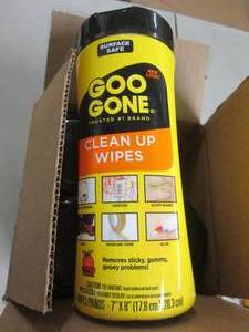 lot 24 image: 4- 24 ct Canisters Goo Gone Clean U...