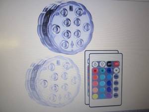 lot 46 image: 4 pks Qoolife Submersible LED Light...