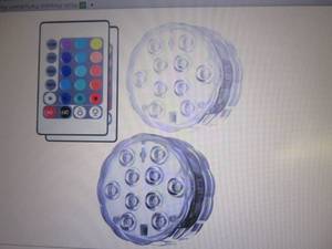 lot 48 image: 4 pks Qoolife Submersible LED Light...