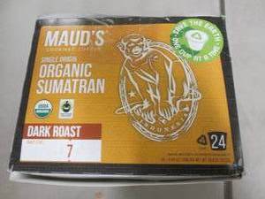 lot 60 image: 24 Kcups Sumatran Dark Roast...